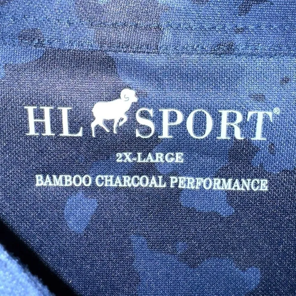 Horn Legend Moonlight Camo Performance Golf Polo Shirt Sz Men’s XXL